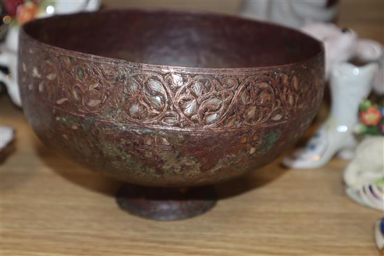 A 13th century Khorossan bowl and cover diameter 18cm